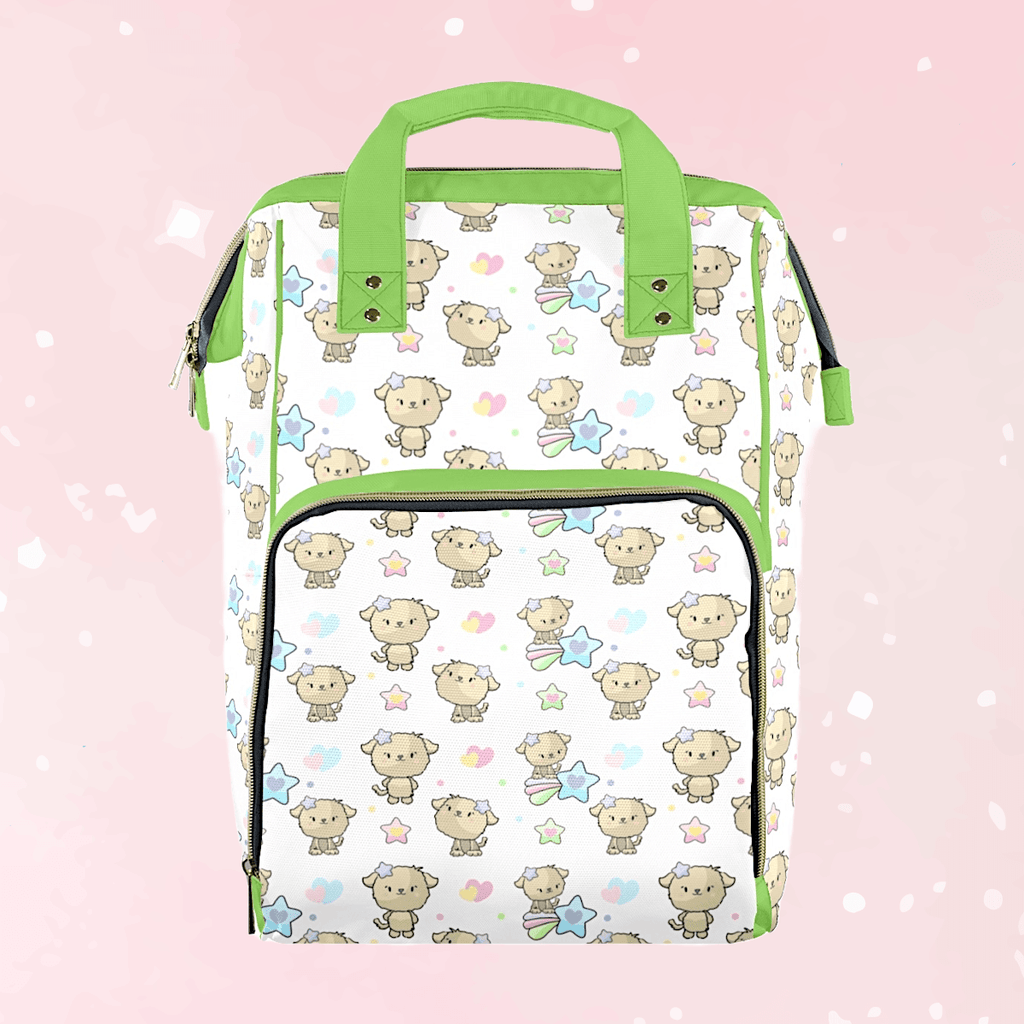 Wish Upon A Puppy Large Diaper Bag - Puppy's Aesthetics