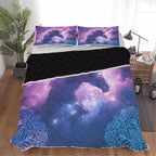 Pastel Unicorn Quilt Bed Set - Puppy's Aesthetics