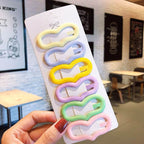 Rainbow Candy Heart Hair Clips - Puppy's Aesthetics