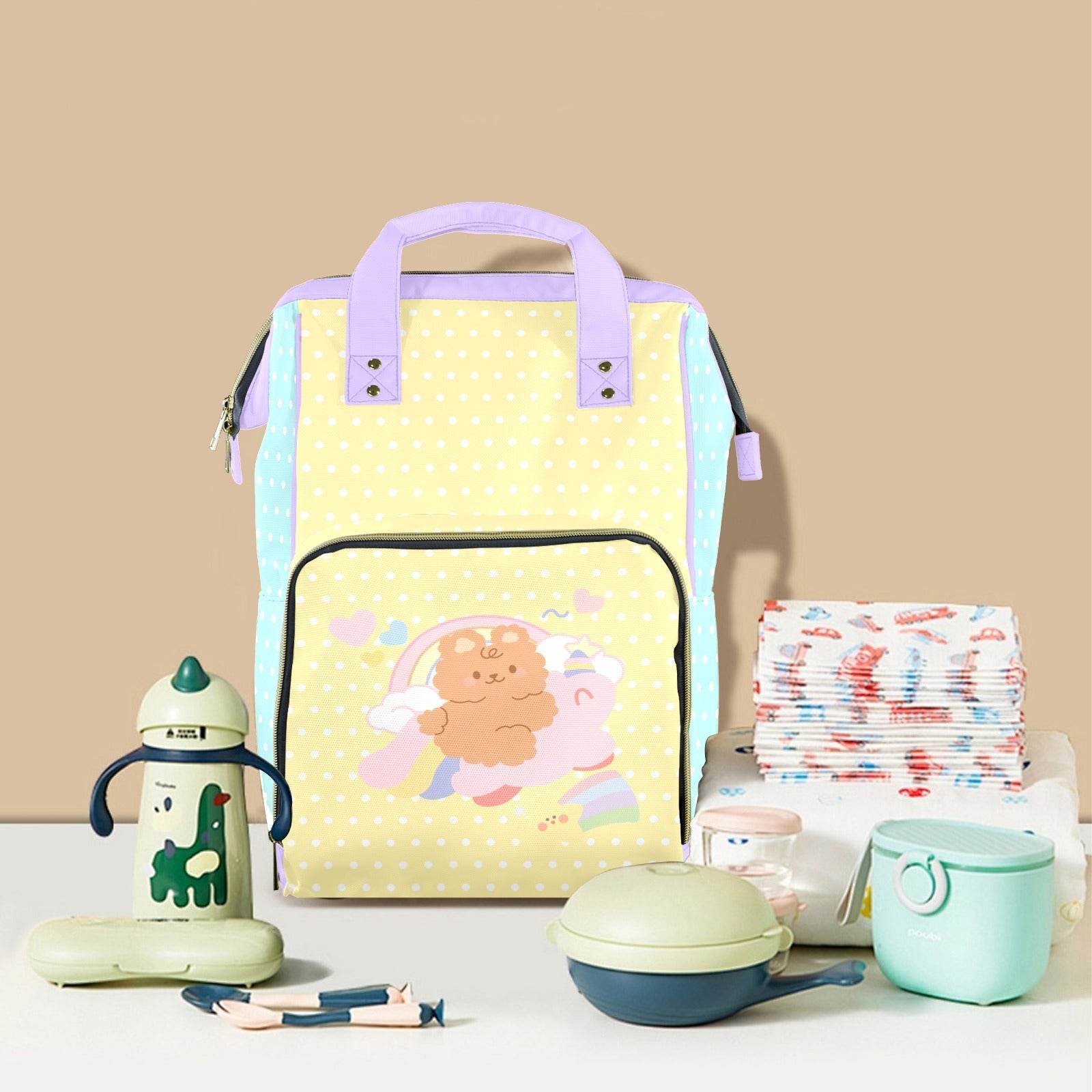 Whimsy Gallop Large Diaper Bag - Puppy's Aesthetics
