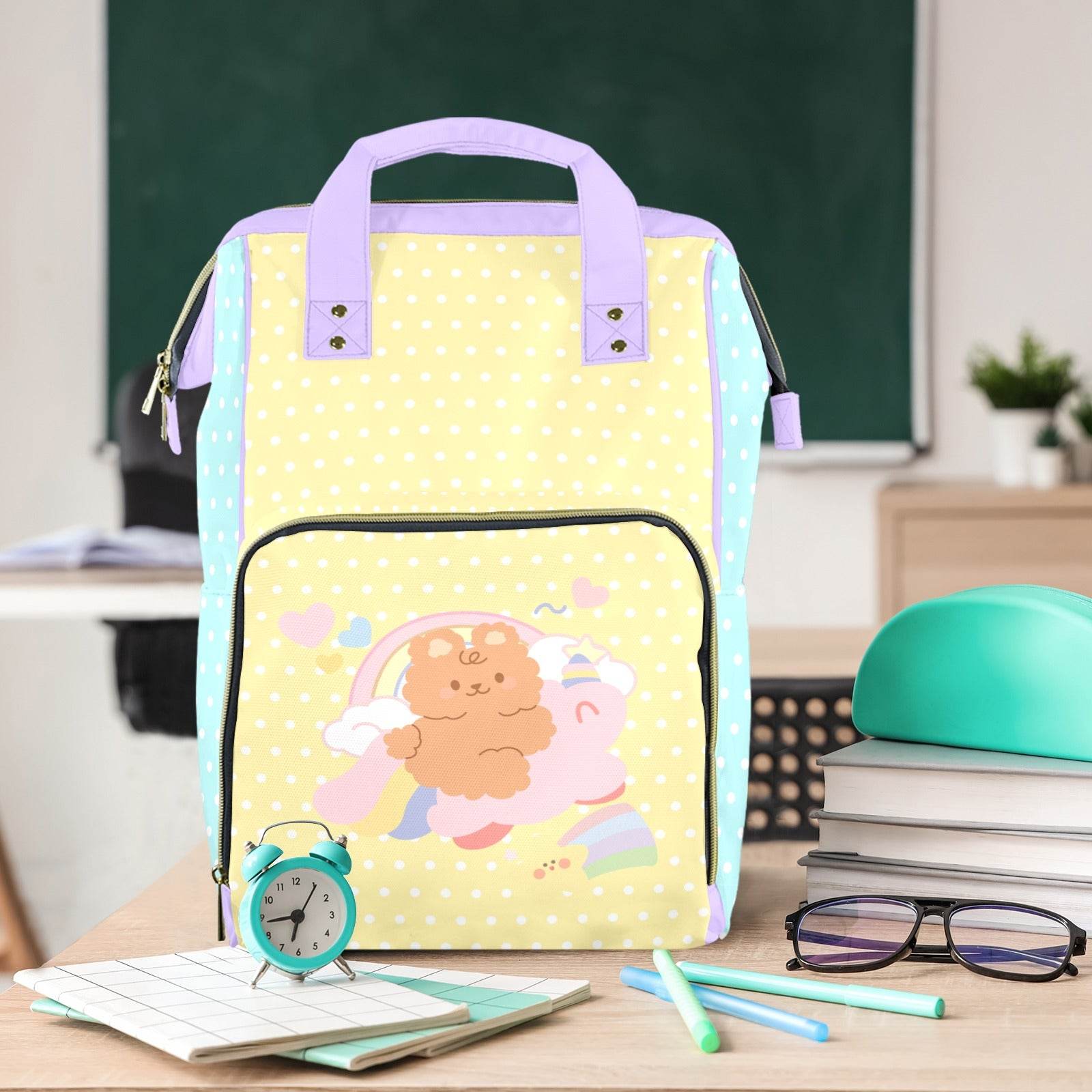 Whimsy Gallop Large Diaper Bag - Puppy's Aesthetics