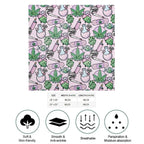 Pink Cannabis Bandana Bib - Puppy's Aesthetics