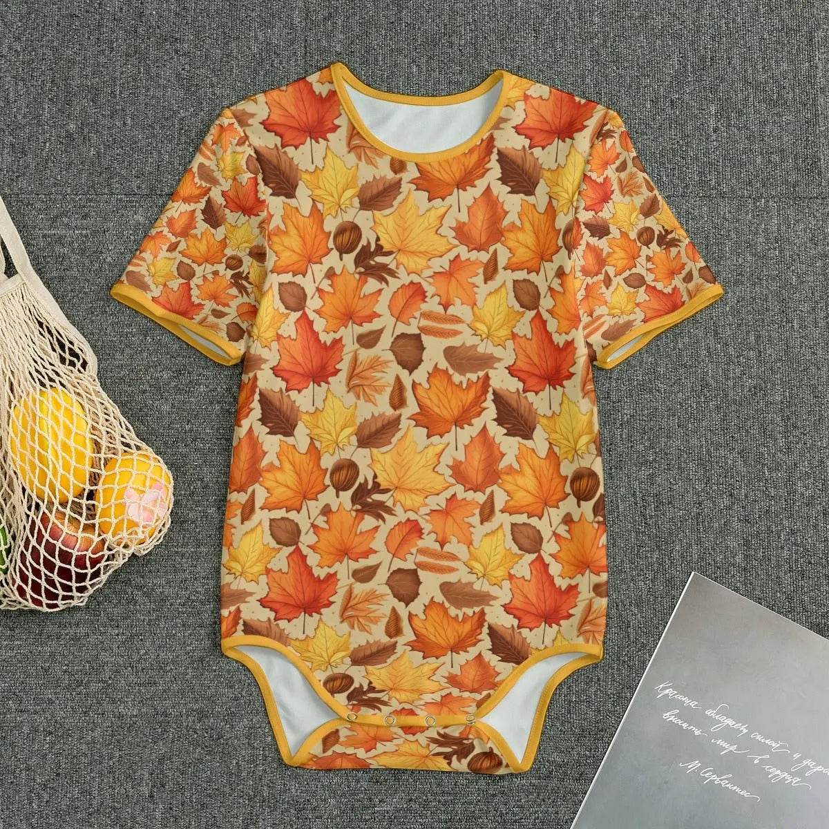 Fall Leaves Unisex Adult SnappieSuit - Puppy's Aesthetics