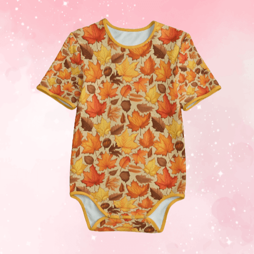 Fall Leaves Unisex Adult SnappieSuit - Puppy's Aesthetics