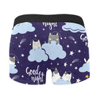 'Goodnight' Blue Kitty Briefs - Puppy's Aesthetics