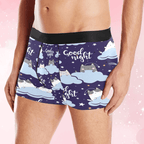 'Goodnight' Blue Kitty Briefs - Puppy's Aesthetics