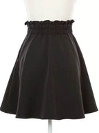 Gothic Heart High Waist Mini Bandage Skirt (Colors) - Puppy's Aesthetics