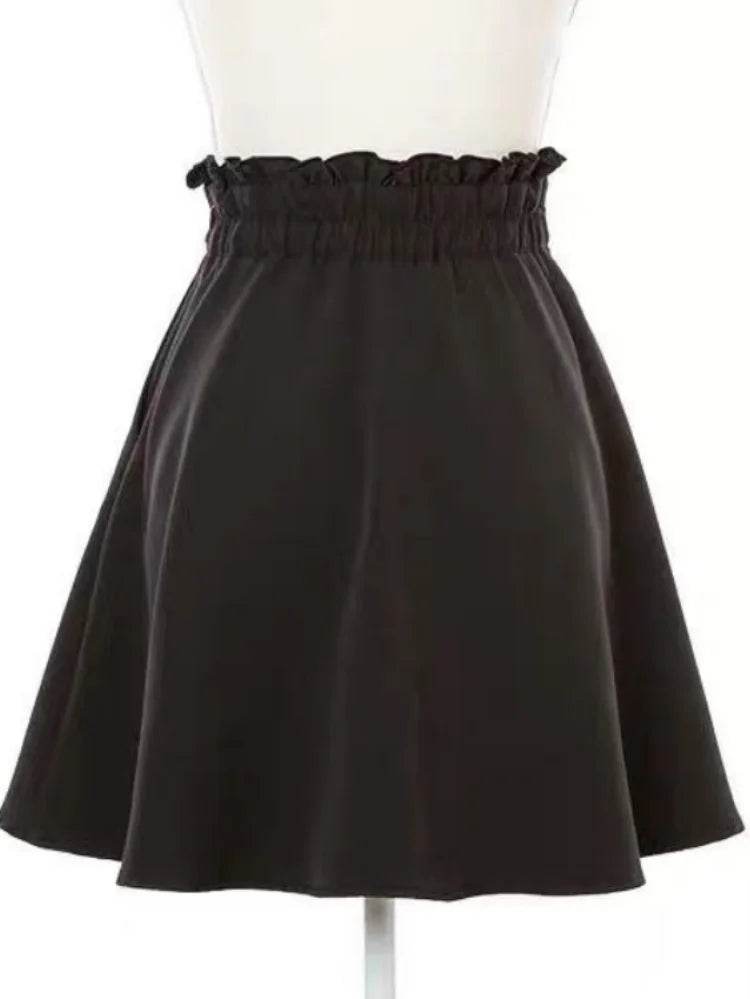 Gothic Heart High Waist Mini Bandage Skirt (Colors) - Puppy's Aesthetics