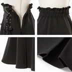 Gothic Heart High Waist Mini Bandage Skirt (Colors) - Puppy's Aesthetics