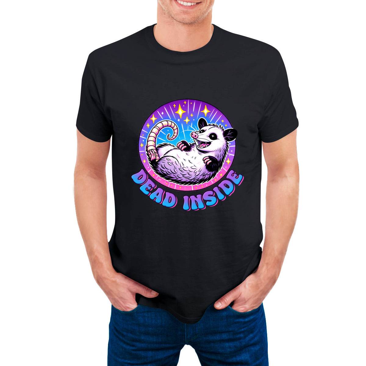 Kawaii Dead Inside Graphic Tee - Puppy's Aesthetics