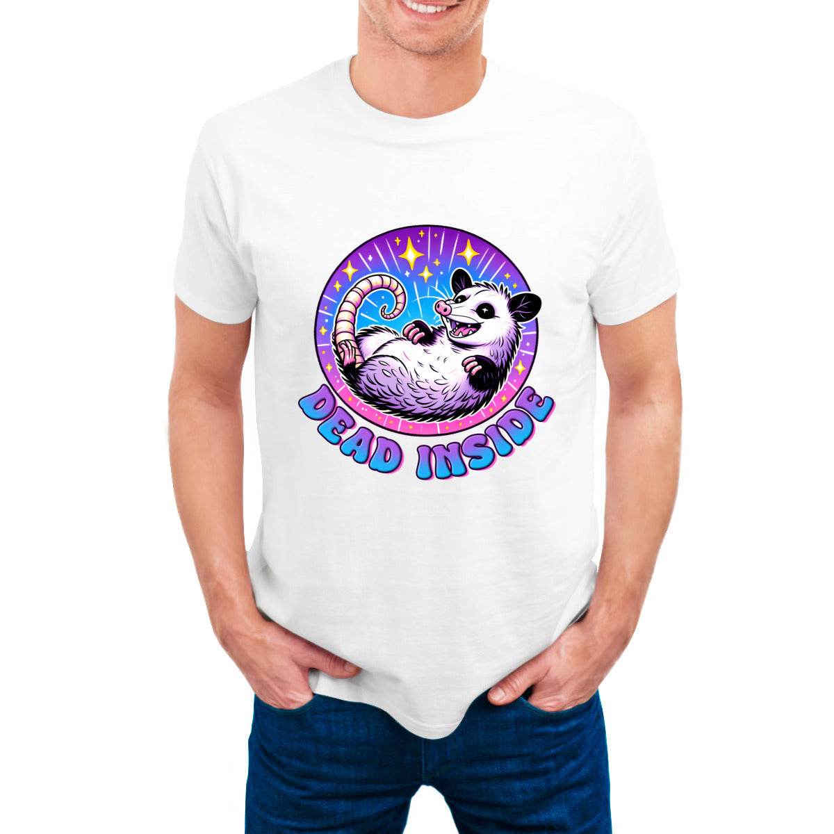 Kawaii Dead Inside Graphic Tee - Puppy's Aesthetics