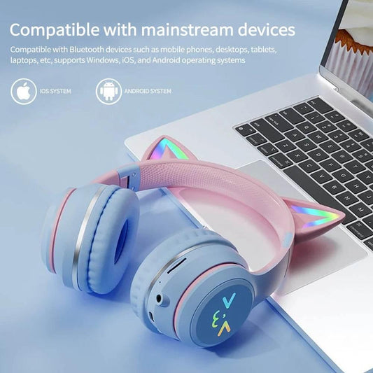 Kitty Beats Pro RGB Wireless Headphones - Puppy's Aesthetics