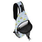 Choo-Choo Stripes Unisex Crossbody Bag - Puppy's Aesthetics