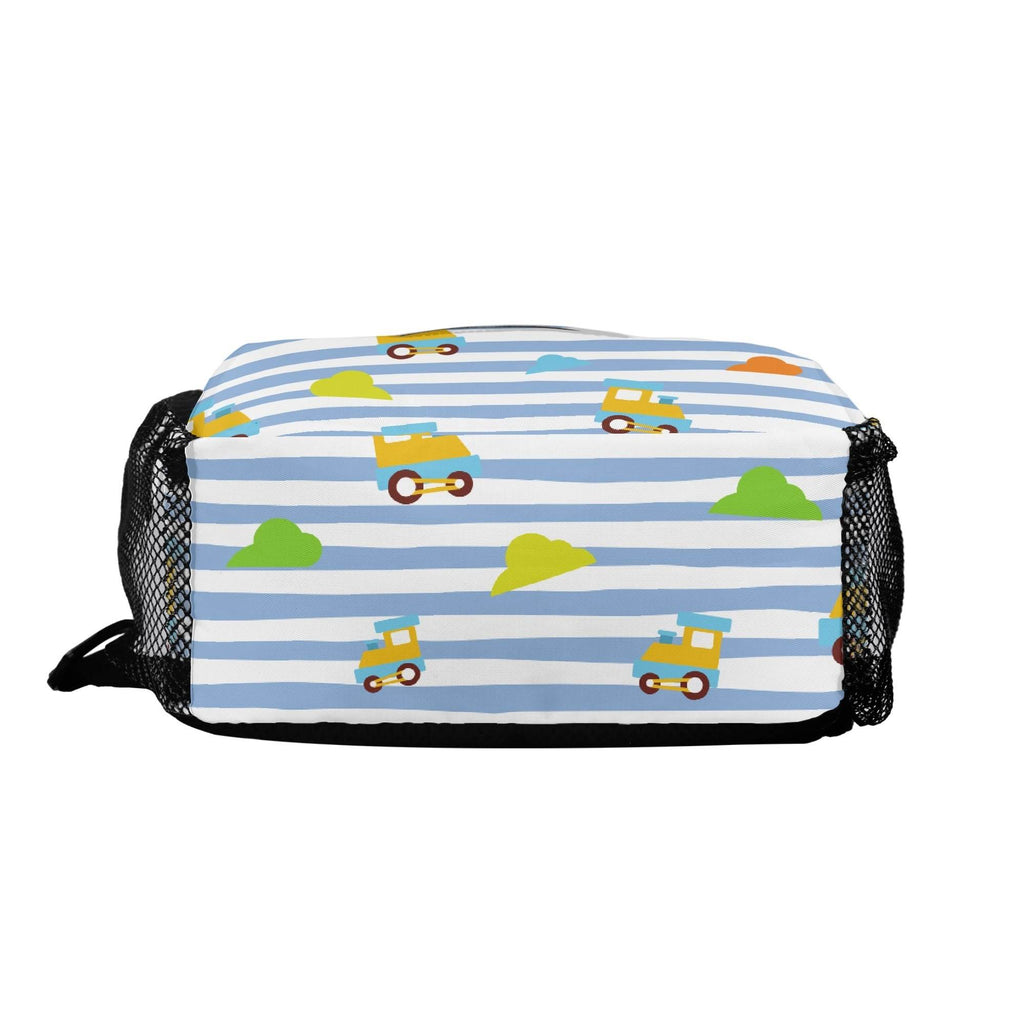 Choo-Choo Stripes Unisex Crossbody Bag - Puppy's Aesthetics