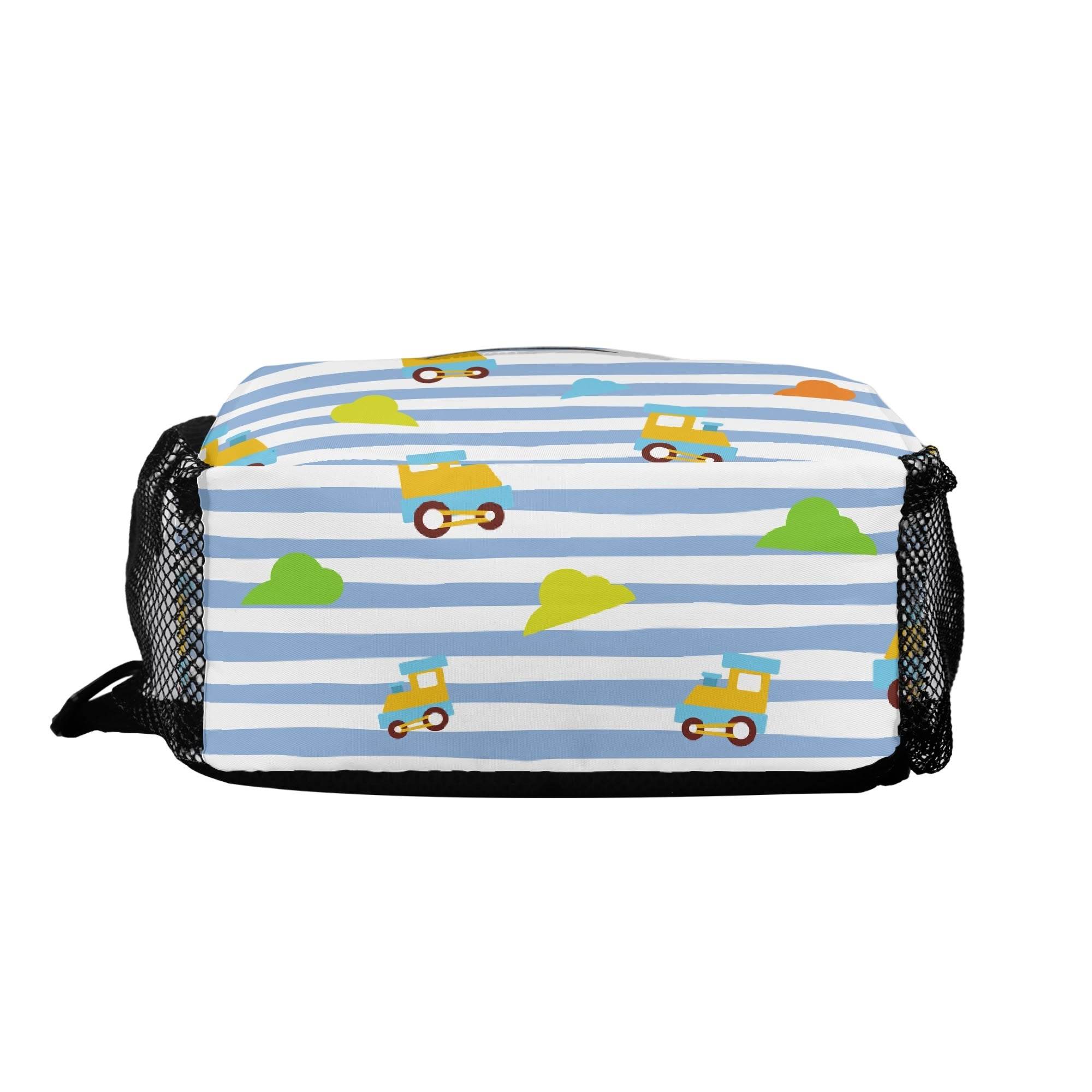 Choo-Choo Stripes Unisex Crossbody Bag - Puppy's Aesthetics