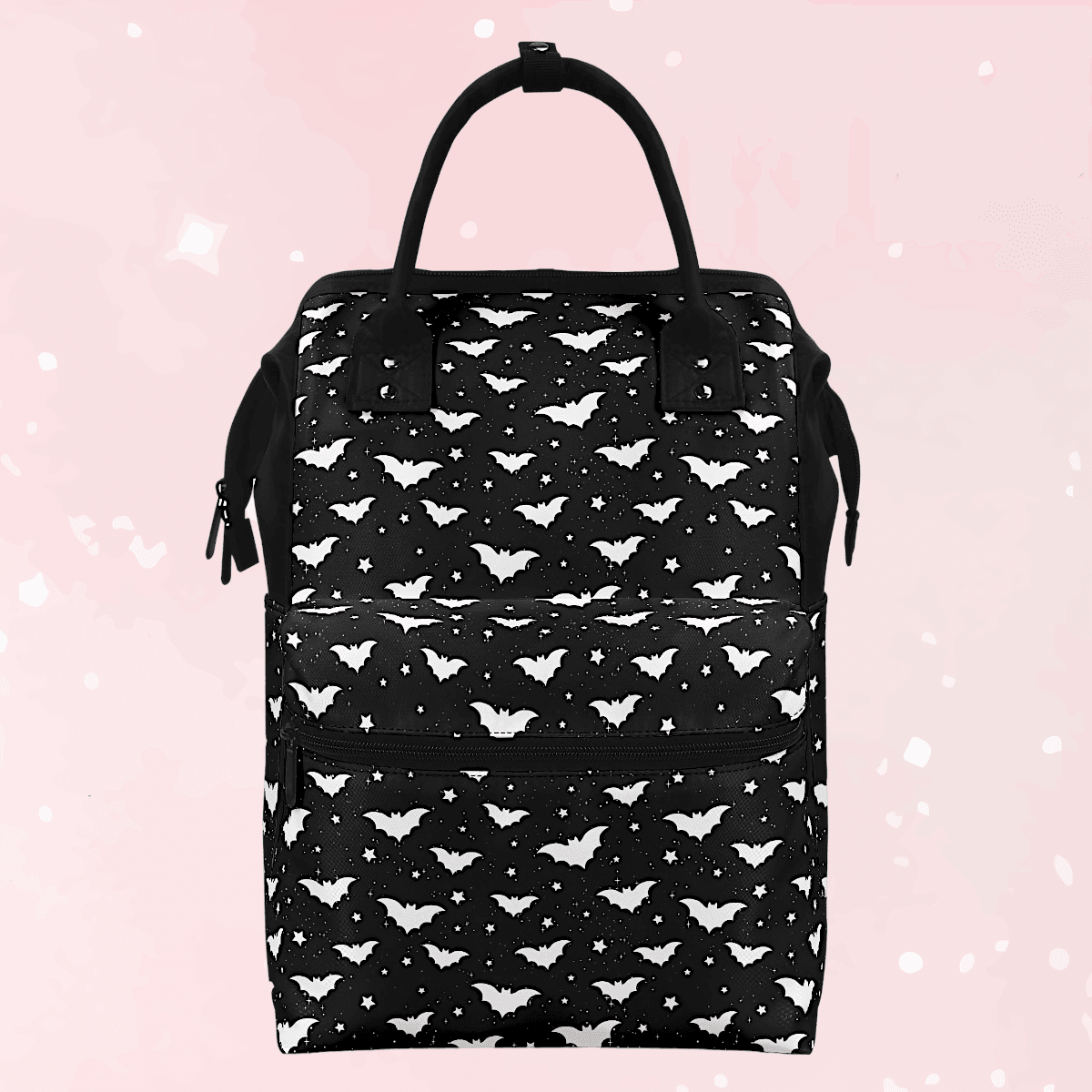 Snuggle Bats Large Diaper Bag - Puppy's Aesthetics