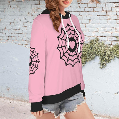 Spiderweb Heart Hoodie - Puppy's Aesthetics