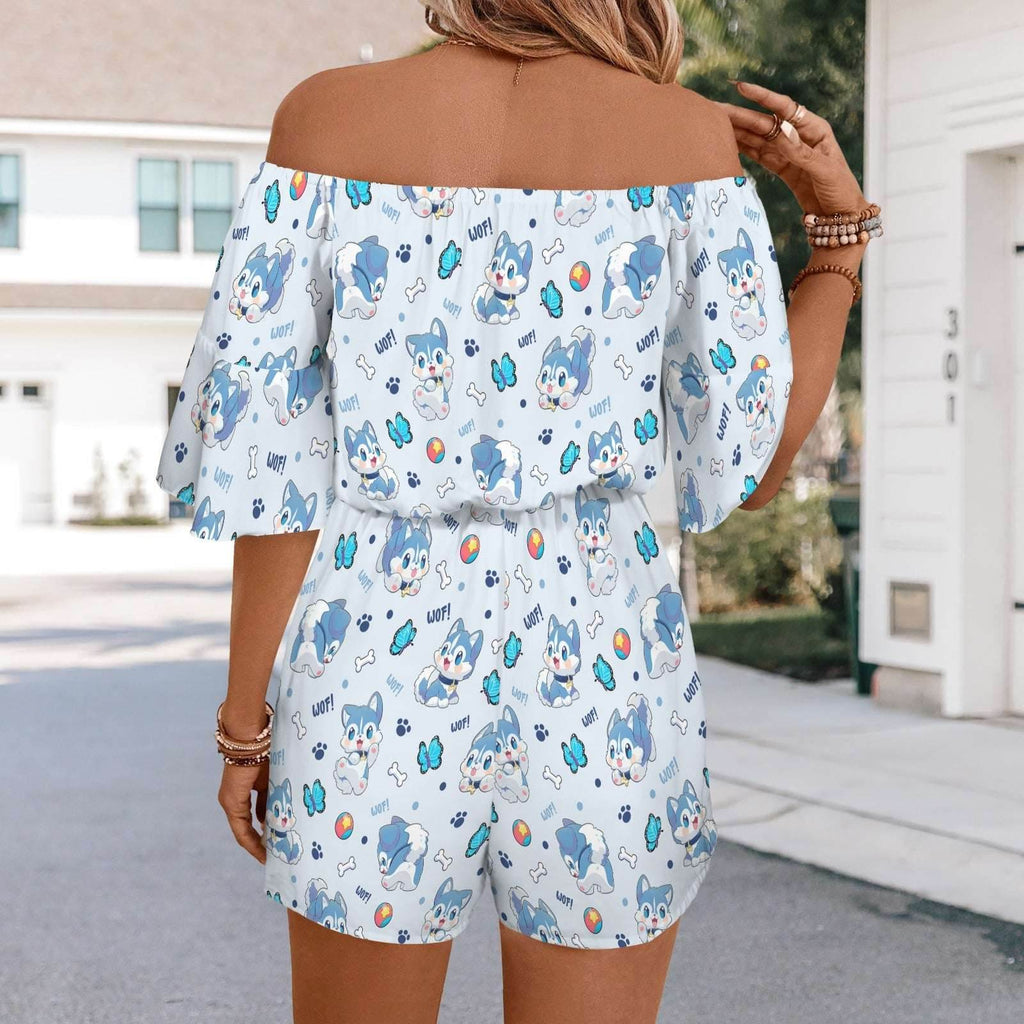 Lil Woof Peekaboo Playsuit - Puppy's Aesthetics