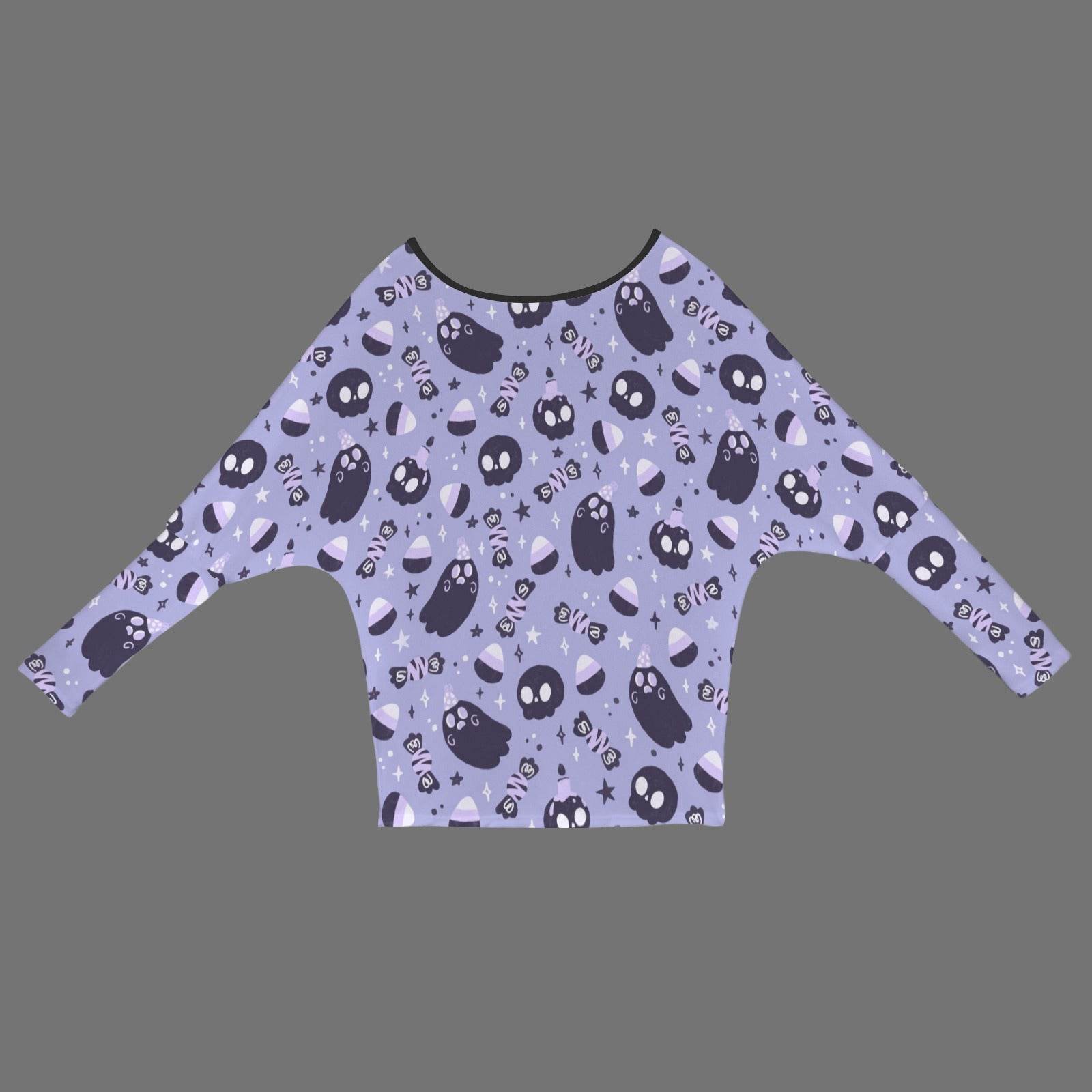 Spooky Chic Cold Shoulder Sweater - Puppy's Aesthetics