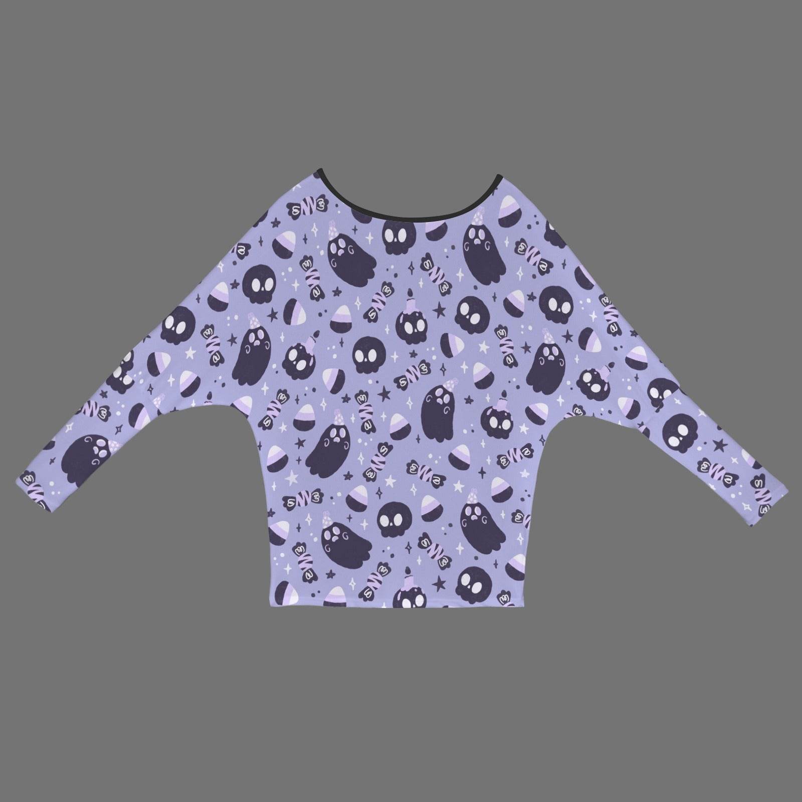 Spooky Chic Cold Shoulder Sweater - Puppy's Aesthetics