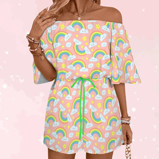 Wiggle Bright Peekaboo Playsuit - Puppy's Aesthetics