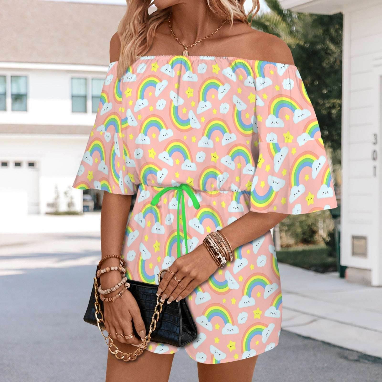 Wiggle Bright Peekaboo Playsuit - Puppy's Aesthetics