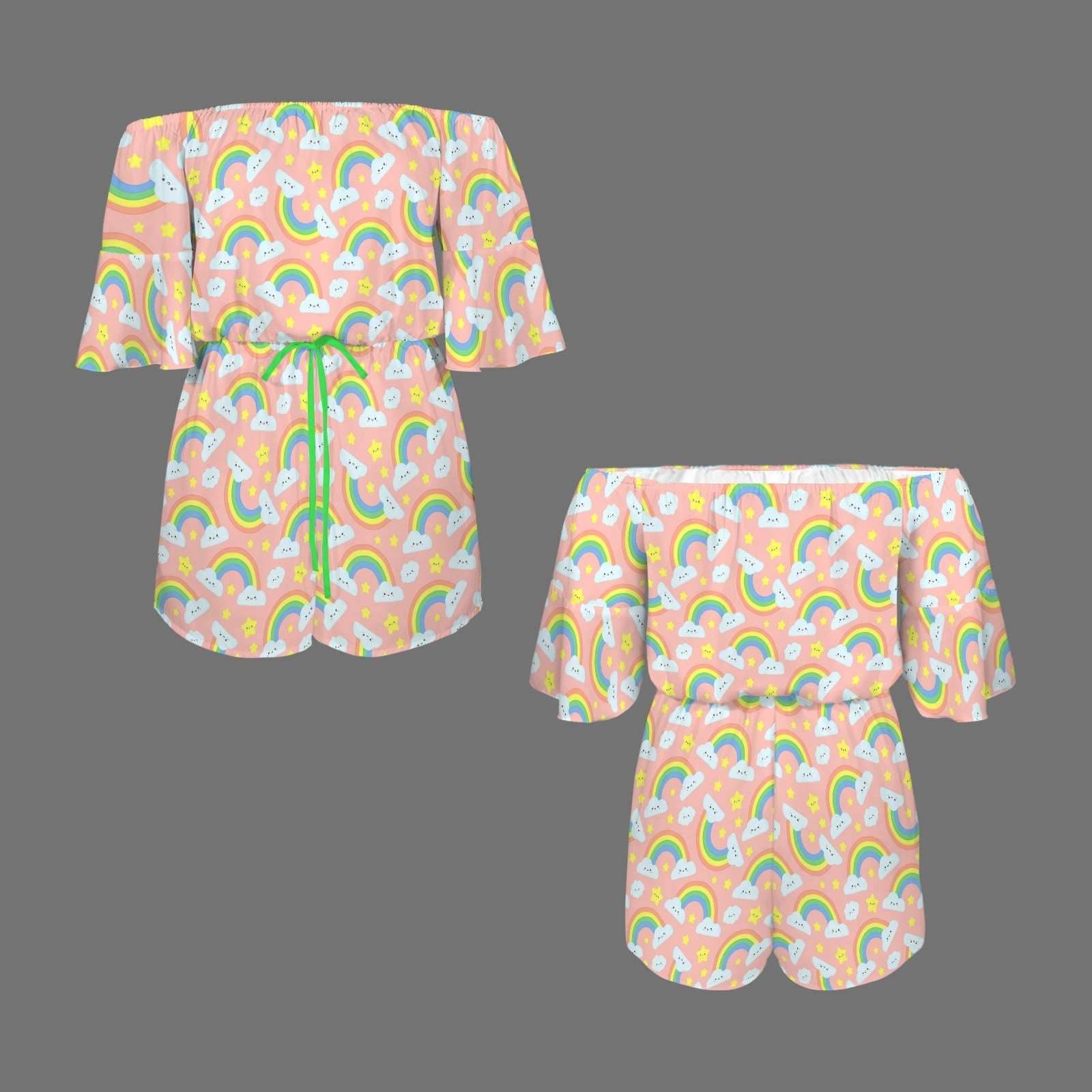 Wiggle Bright Peekaboo Playsuit - Puppy's Aesthetics