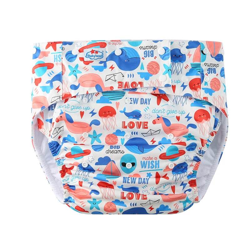 5Pcs Adorable Adult ABDL Cloth Diapers - Puppy's Aesthetics