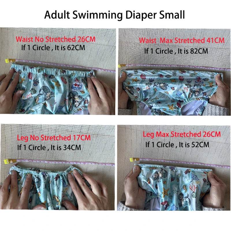 Lil’ Splashies Waterproof ABDL Swim Diapers - Puppy's Aesthetics
