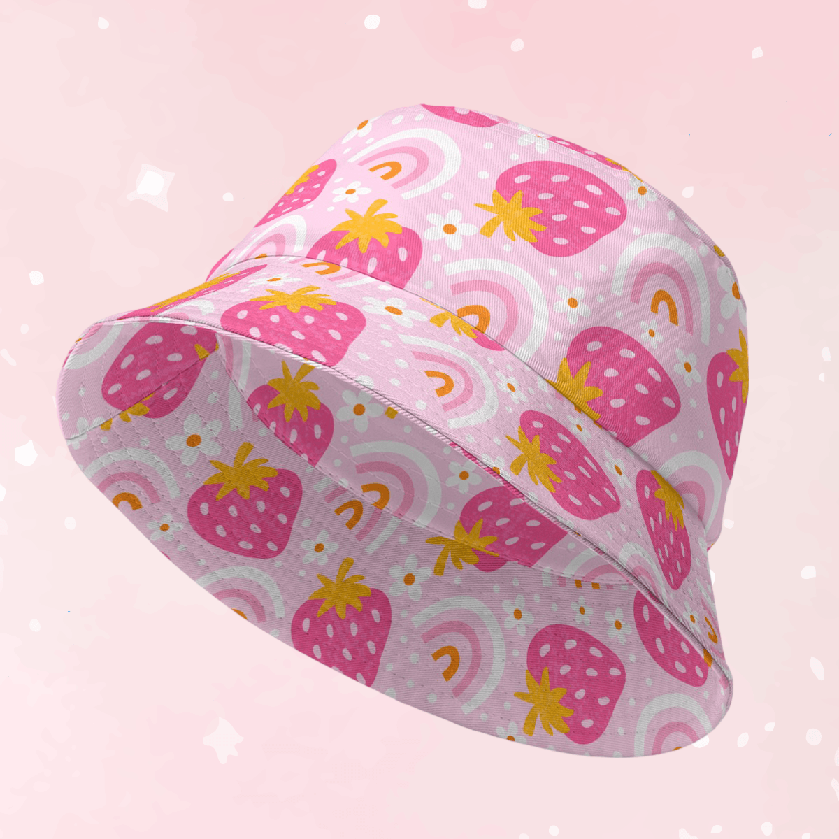 Sweetberry Rainbow Bucket Hat - Puppy's Aesthetics