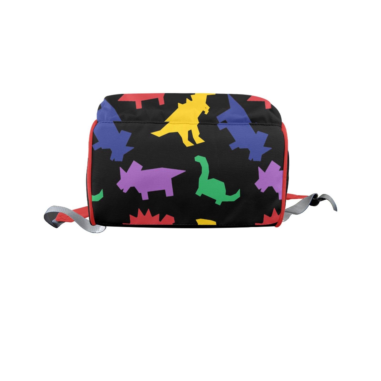 Colorful Dinos Large Diaper Bag - Puppy's Aesthetics