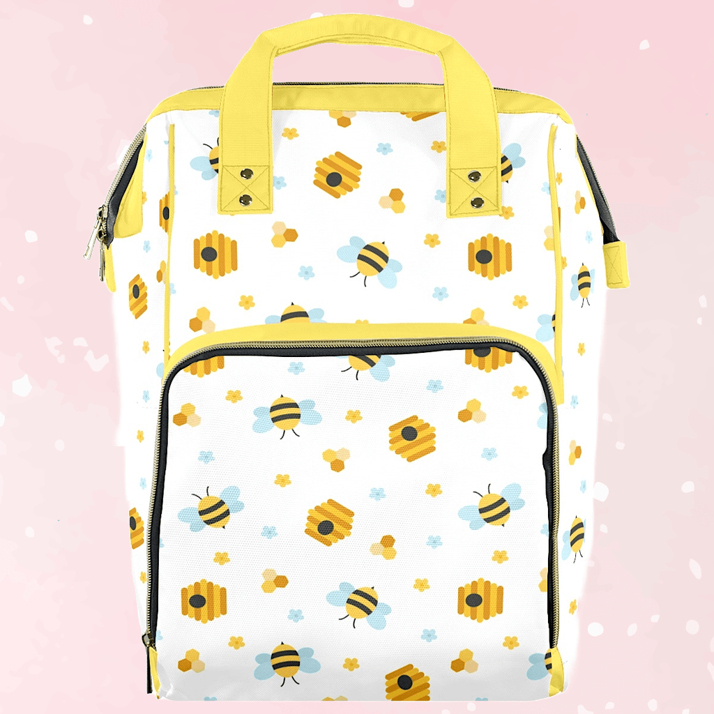 Honeybees Large Diaper Bag - Puppy's Aesthetics