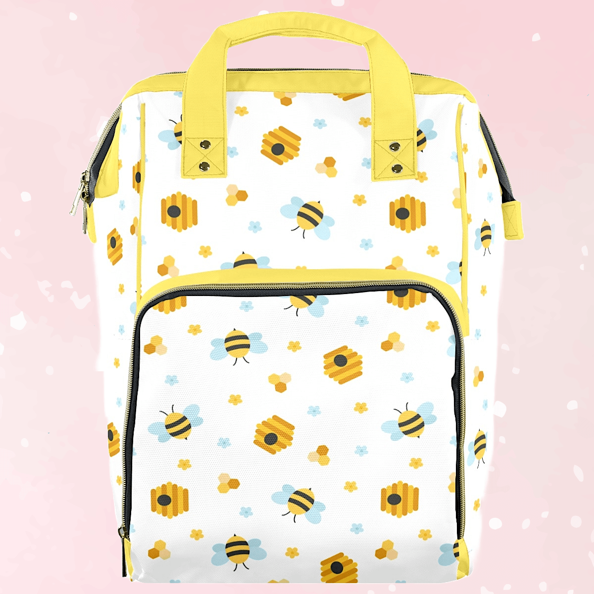 Honeybees Large Diaper Bag - Puppy's Aesthetics