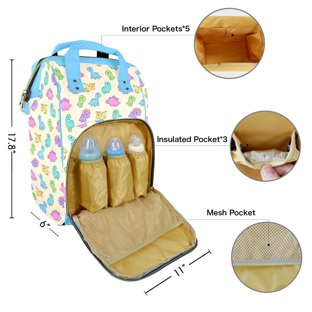 Lil Roar Large Diaper Bag - Puppy's Aesthetics