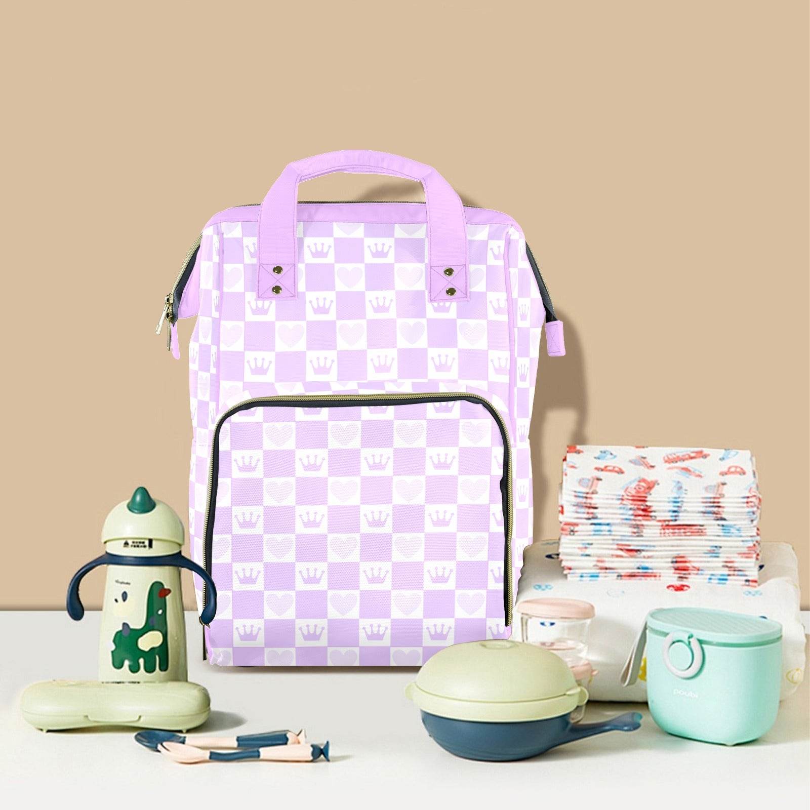 Lilac Love Large Diaper Bag - Puppy's Aesthetics