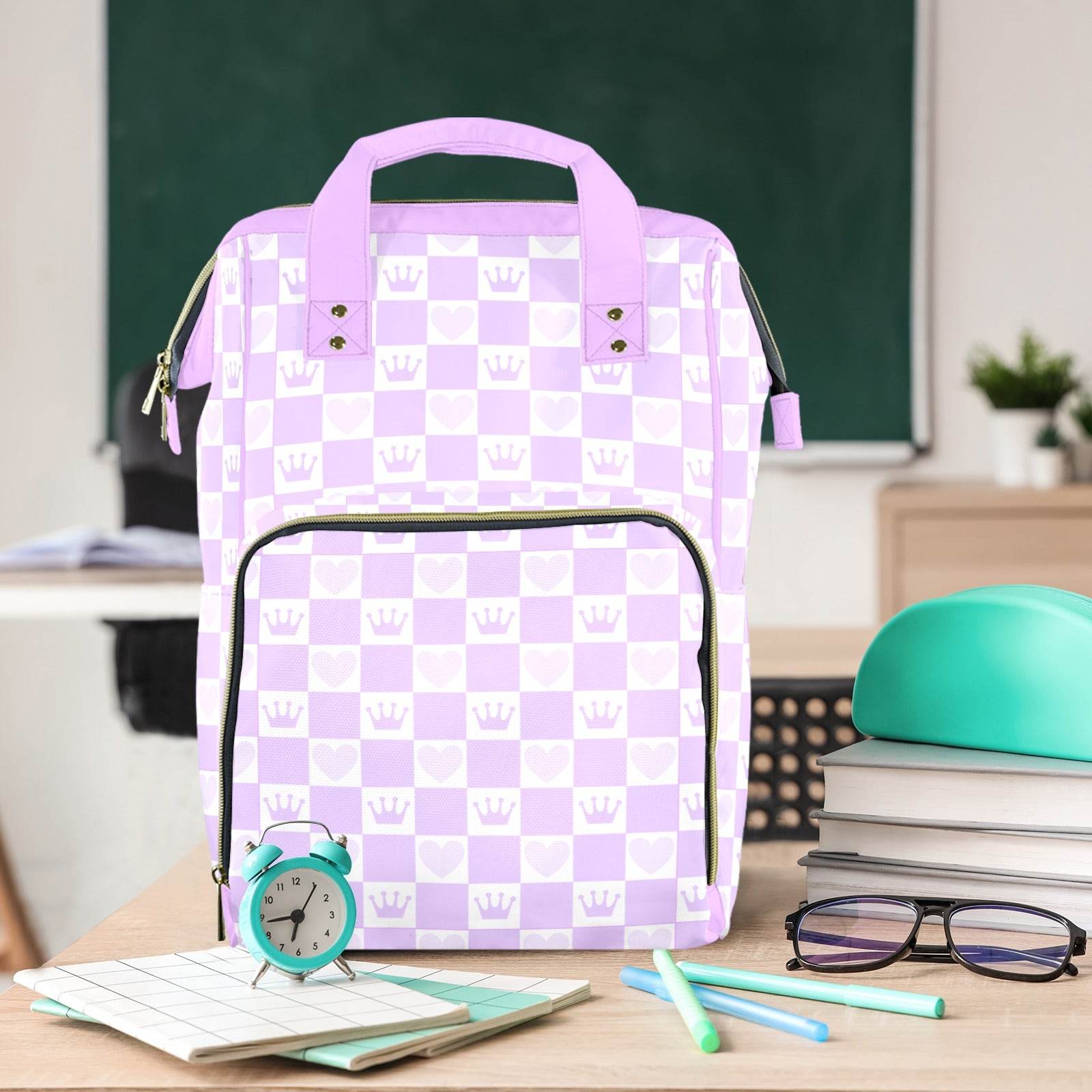 Lilac Love Large Diaper Bag - Puppy's Aesthetics