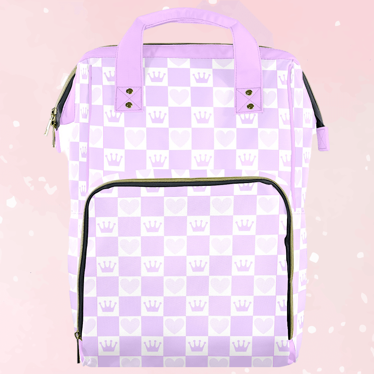 Lilac Love Large Diaper Bag - Puppy's Aesthetics