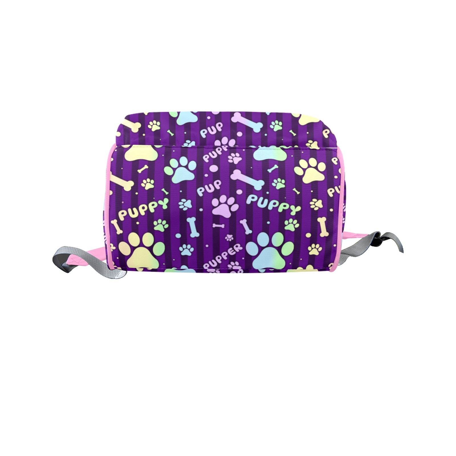 Rainbow Pup Large Diaper Bag - Puppy's Aesthetics