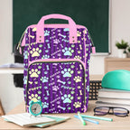 Rainbow Pup Large Diaper Bag - Puppy's Aesthetics