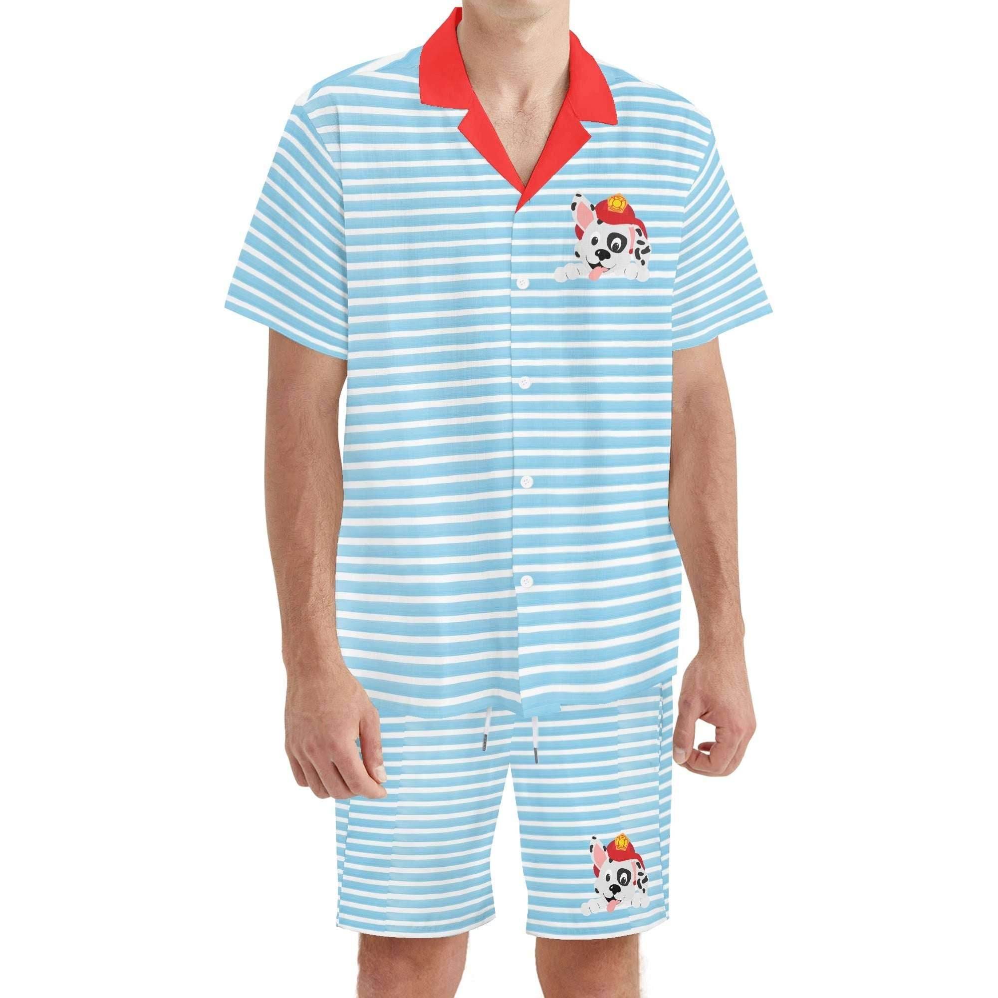 Borkin’ Blue Unisex Shortsie Set - Puppy's Aesthetics