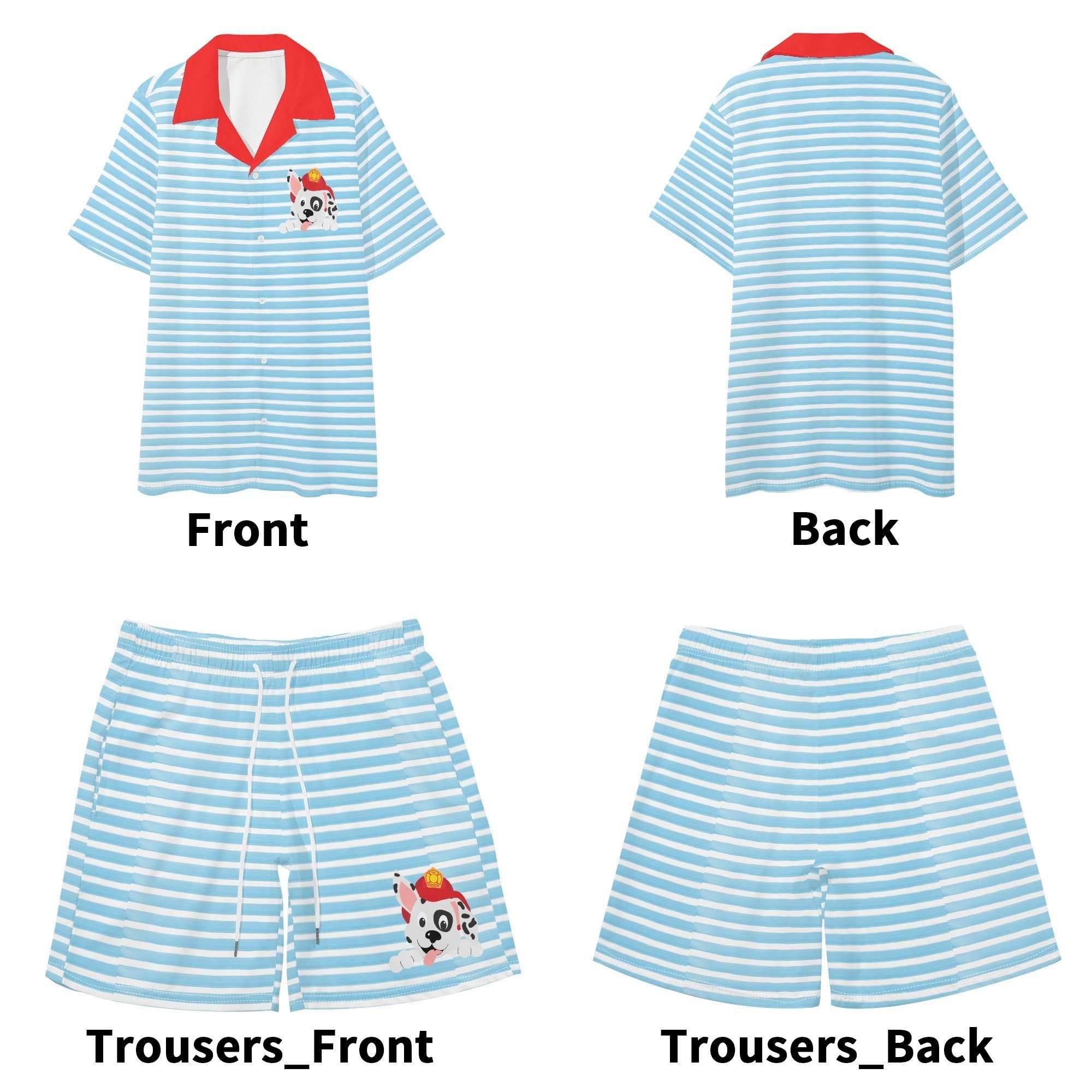 Borkin’ Blue Unisex Shortsie Set - Puppy's Aesthetics