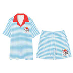 Borkin’ Blue Unisex Shortsie Set - Puppy's Aesthetics