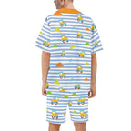 Choo-Choo Stripes Unisex Shorts Set - Puppy's Aesthetics