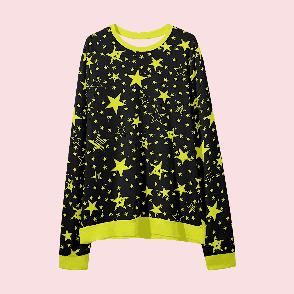 Cosmic Cuddles Unisex Loose Pullover Sweatshirt - Puppy's Aesthetics