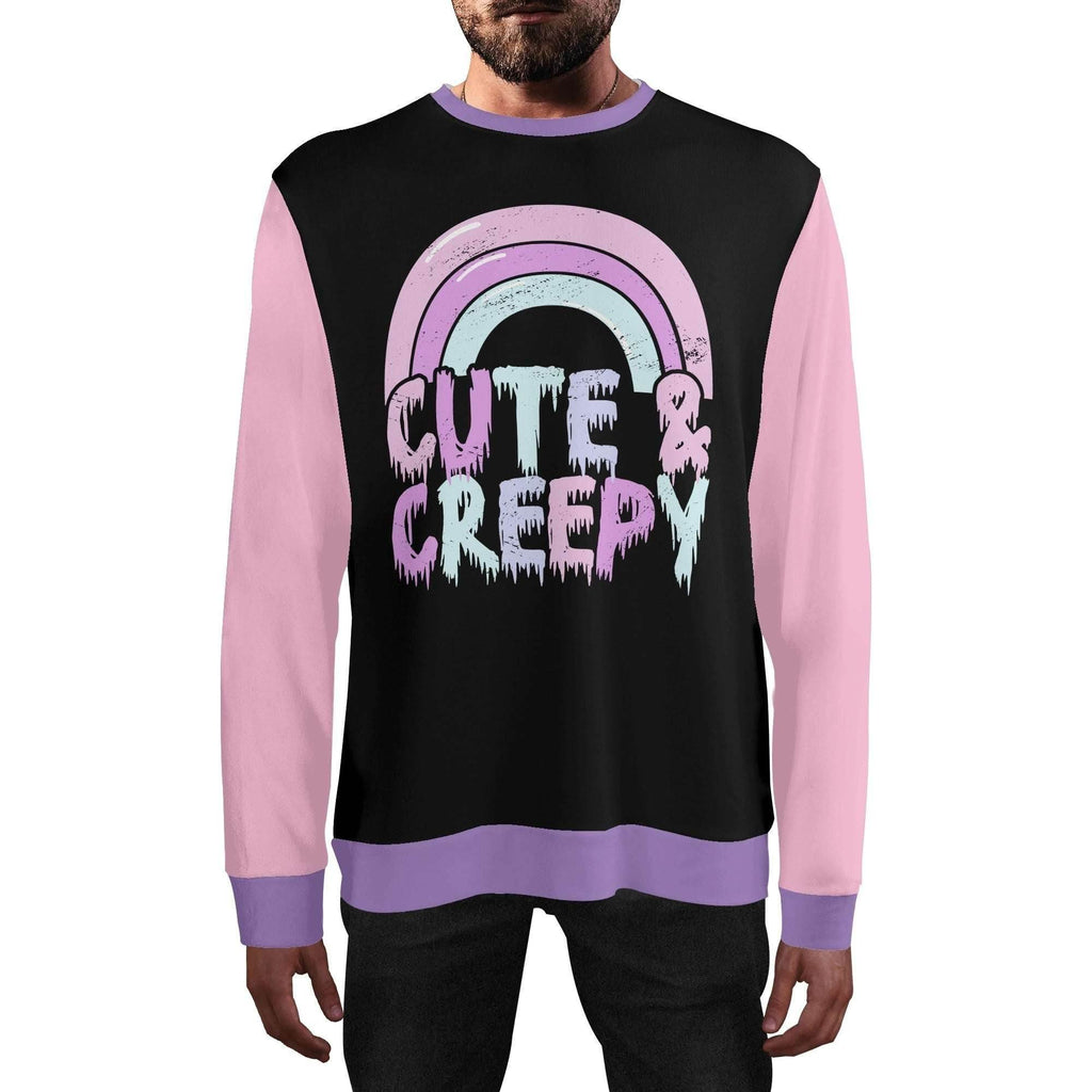 Cute & Creepy Unisex Loose Pullover Sweatshirt - Puppy's Aesthetics