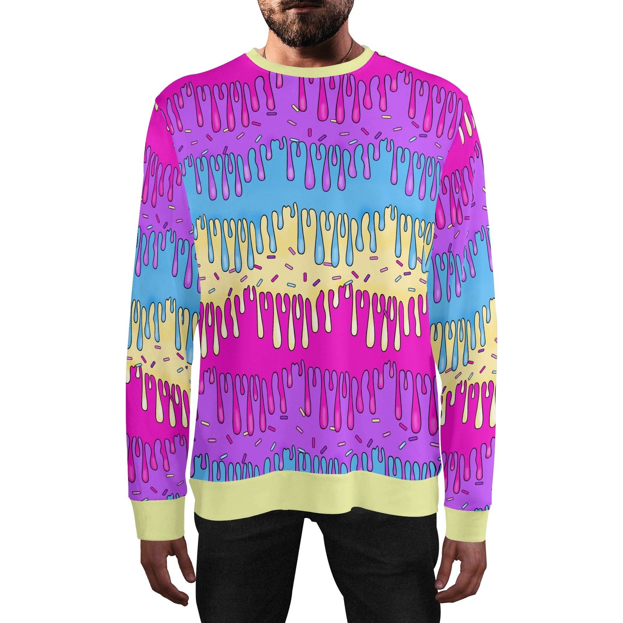 Dripping Goo Unisex Loose Pullover Sweatshirt - Puppy's Aesthetics