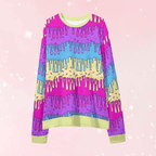 Dripping Goo Unisex Loose Pullover Sweatshirt - Puppy's Aesthetics