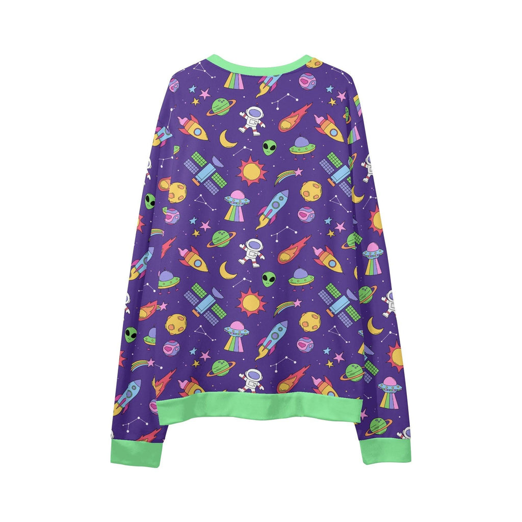 Lil’ Orbitz Casual Loose Unisex Pullover Sweatshirt - Puppy's Aesthetics