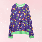 Lil’ Orbitz Casual Loose Unisex Pullover Sweatshirt - Puppy's Aesthetics