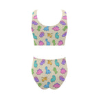 Lil' Roar Bowtie Kini - Puppy's Aesthetics